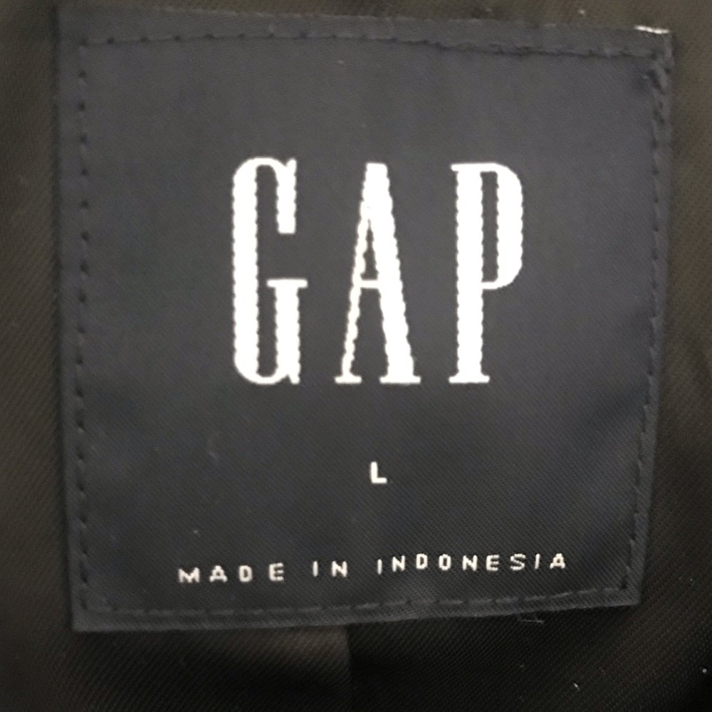 GAP Moto Style Wool blend Jacket - Picture 9 of 12